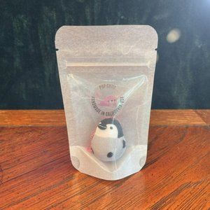 Kawaii Japanese Silk Penguin Animal Ball Chain Necklace